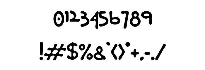 OpticonLoose Font OTHER CHARS