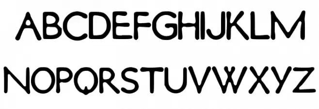 OpticonLoose Schriftart Groß