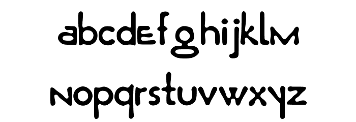 OpticonLoose Font LOWERCASE