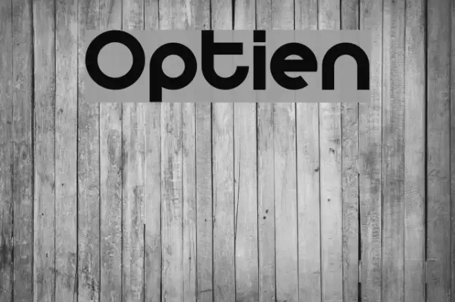 Optien フォント examples