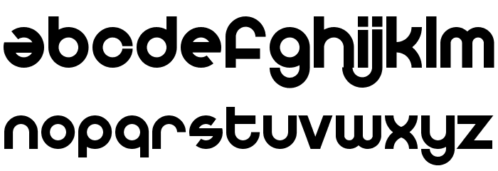 Optien Font LOWERCASE