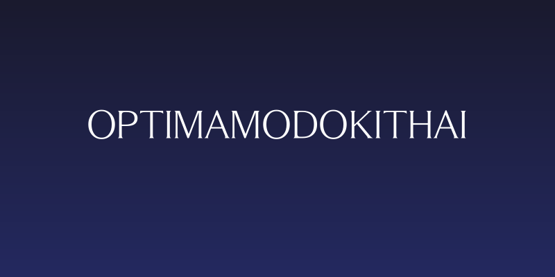 OptimaModokiThai Social Header
