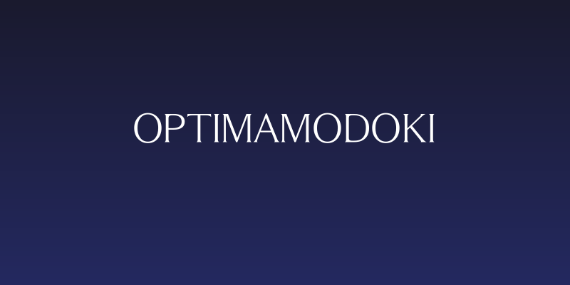 OptimaModoki Social Header