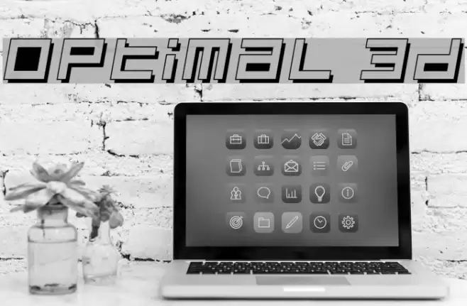 Optimal 3d Шрифта examples