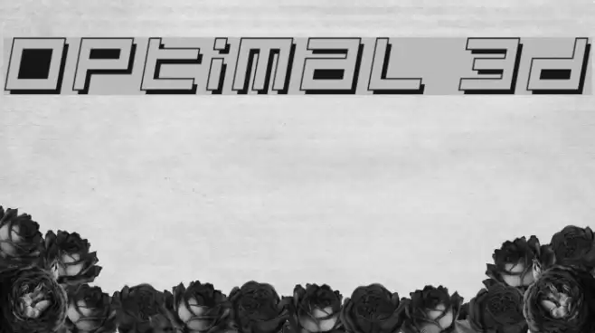 Optimal 3d Шрифта examples