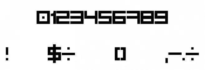 Optimal Font OTHER CHARS