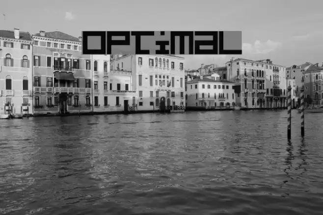 Optimal フォント examples