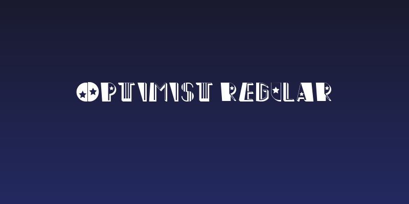 Optimist Regular Social Header