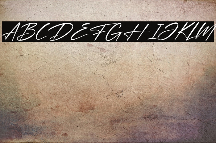 Optimistic Signature Italic Example 1