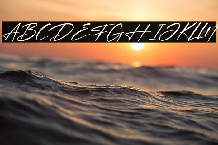 Optimistic Signature Italic Example 3