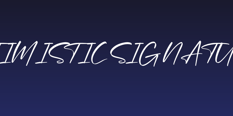 Optimistic Signature Social Header