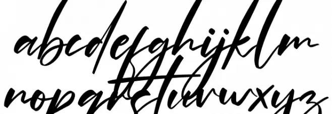 Optimistic Signature Шрифта строчной