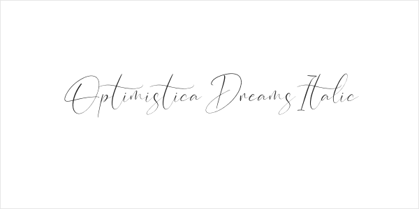 Optimistica Dreams Italic Logo