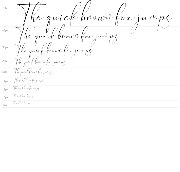 Optimistica Dreams Italic Waterfall