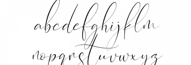 Optimistica Dreams Italic Шрифта строчной