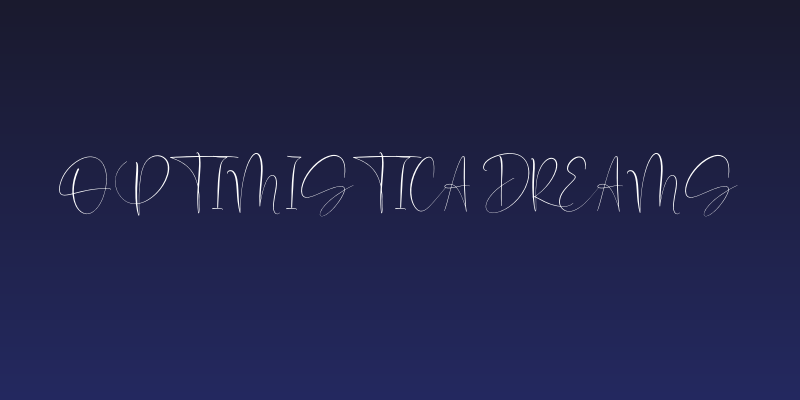 Optimistica Dreams Social Header