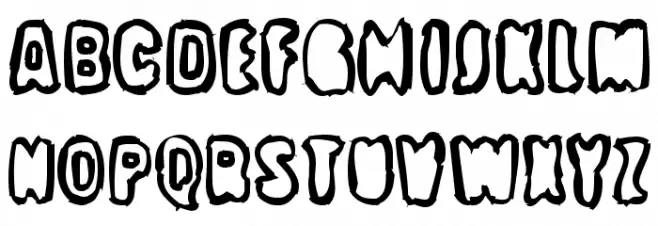 Optimum Font Litere mari
