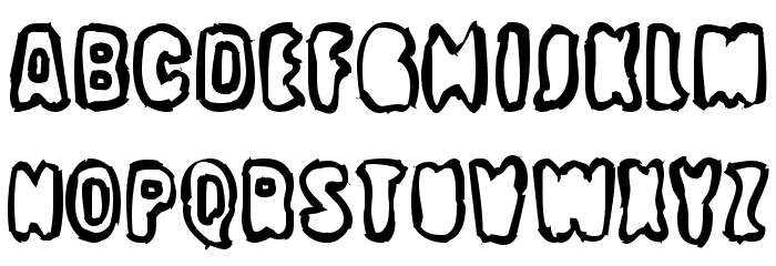 Optimum Font LOWERCASE