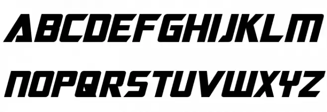 Optimus Bold Italic Schriftart Groß