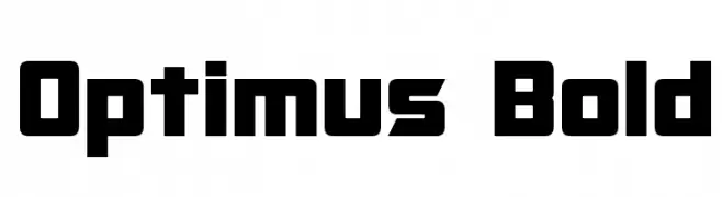 Optimus Bold  Descarca Fonturi Gratis