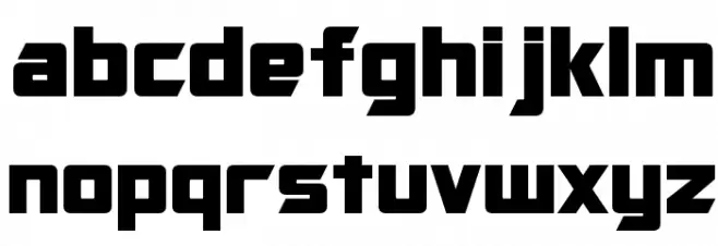 Optimus Bold 字体 小写