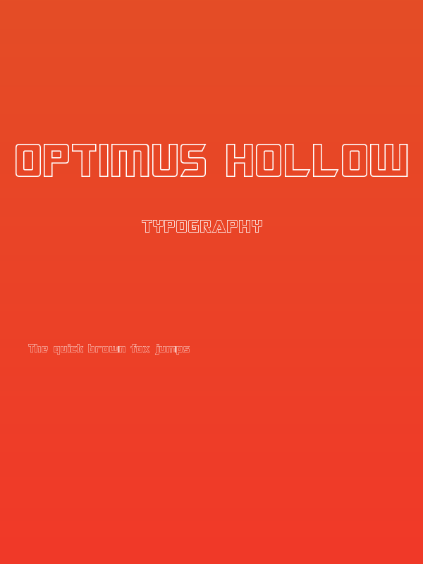 Optimus Hollow Poster