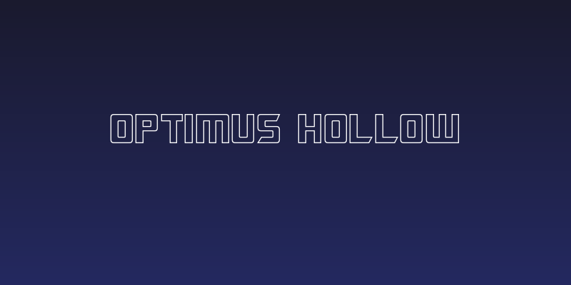 Optimus Hollow Social Header