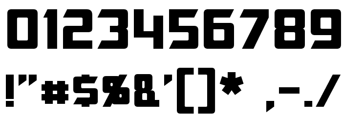 sf animatron font