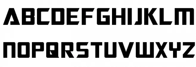 Optimus Schriftart Groß