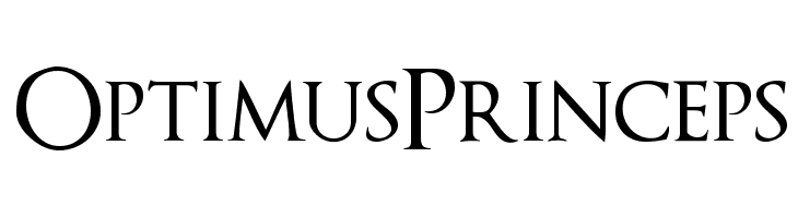 OptimusPrinceps  Frei Schriftart Herunterladen