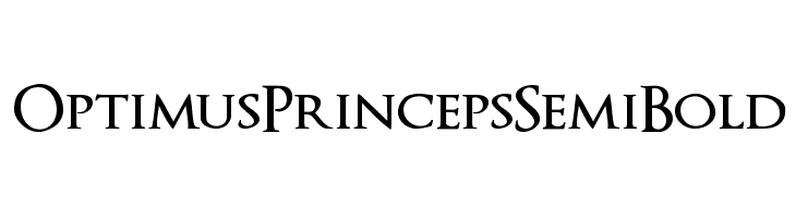 OptimusPrincepsSemiBold Font