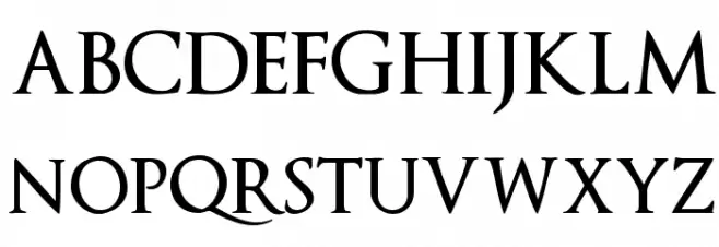 OptimusPrincepsSemiBold Schriftart Groß