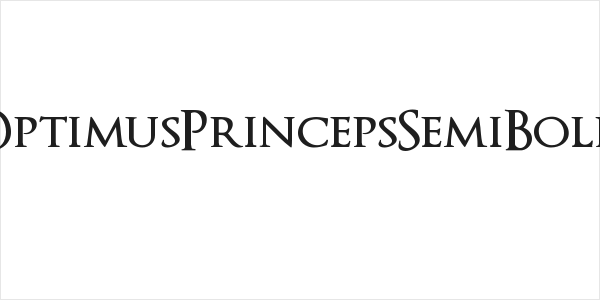 OptimusPrincepsSemiBold Logo