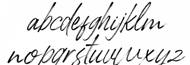 Optimust Slant Caratteri MINUSCOLO