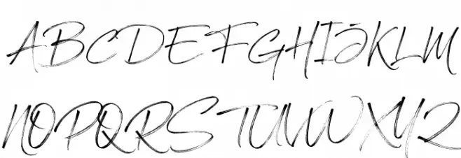 Optimust Schriftart Groß