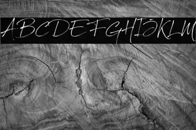 Optimust Font examples