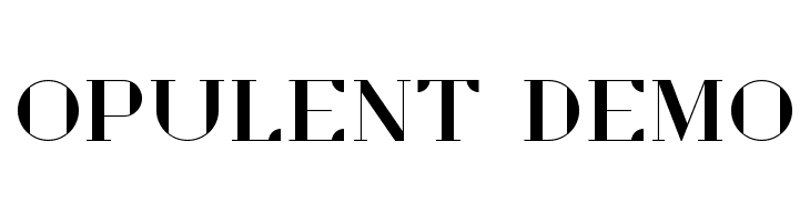 Opulent Demo  नि: शुल्क फ़ॉन्ट्स डाउनलोड