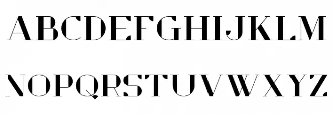 Opulent Demo Schriftart Groß