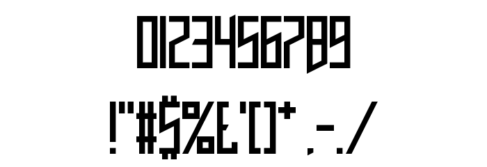 Opulent Fiend Regular Font OTHER CHARS