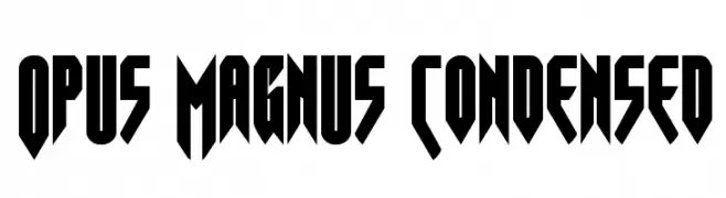 Opus Magnus Condensed  baixar fontes gratis