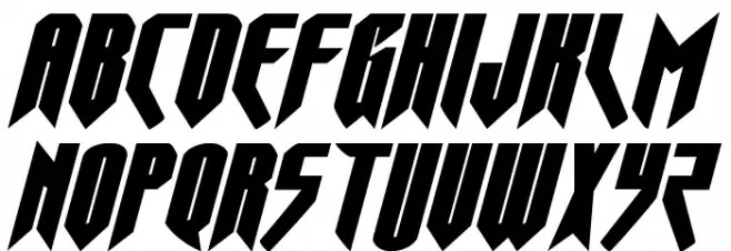 Opus Magnus Expanded Italic フォント 大文字