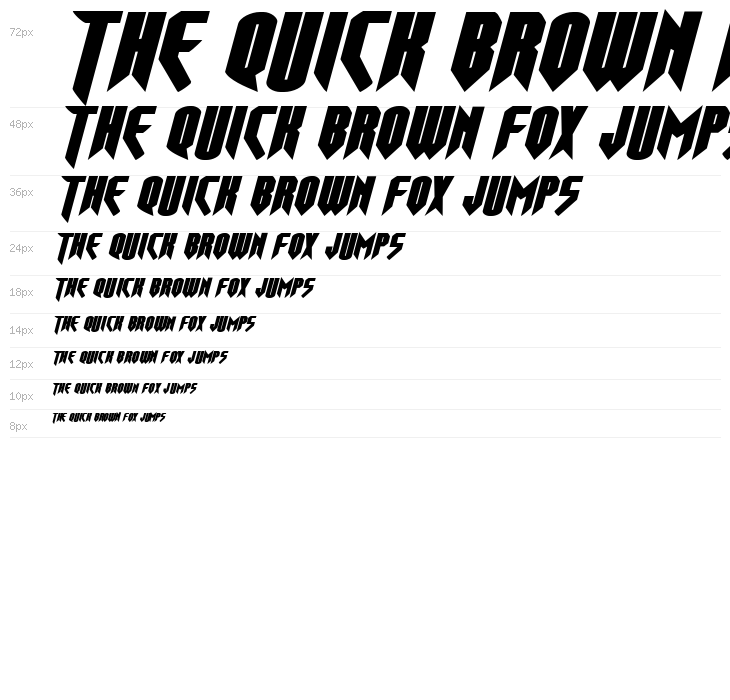 Opus Magnus Expanded Italic Waterfall