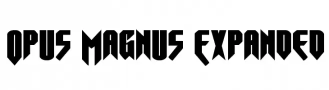 Opus Magnus Expanded  Fuentes Gratis Descargar