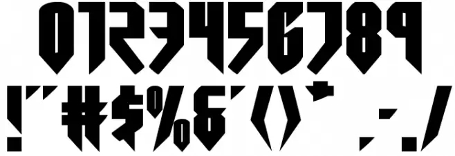 Opus Magnus Expanded Font OTHER CHARS