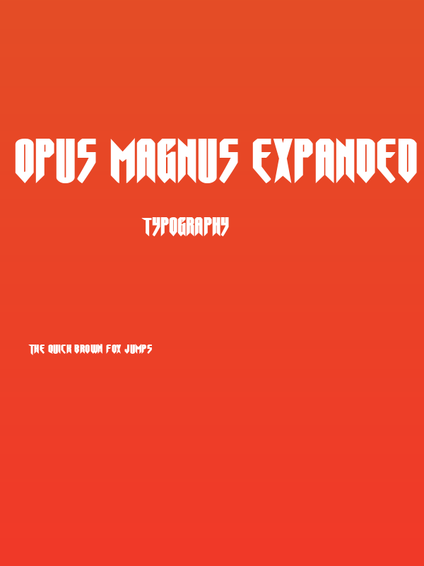 Opus Magnus Expanded Poster