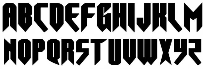 Opus Magnus Expanded Font Litere mici