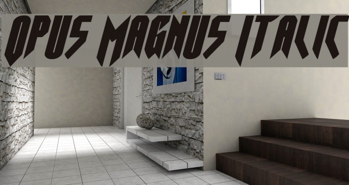 Opus Magnus Italic Example 1