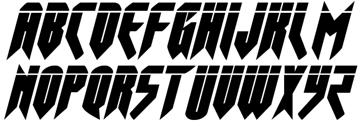 Opus Magnus Laser Italic Font LOWERCASE