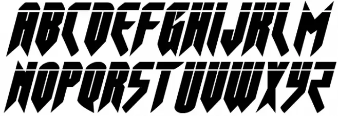 Opus Magnus Laser Italic Caratteri MINUSCOLO