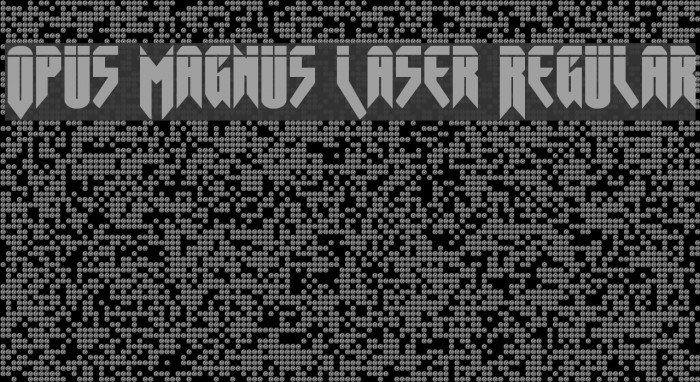 Opus Magnus Laser Regular Example 1